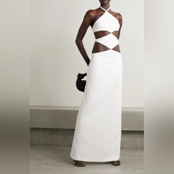 princess polly baby blue dress Buy Monot Black Contrasting Backless Maxi Dress in Crepe for Women Online main image 0